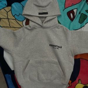 Essential hoodie light oatmeal kids